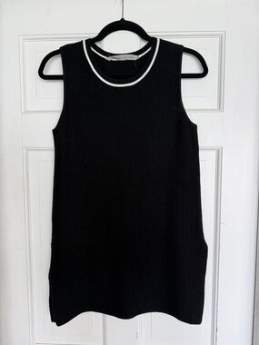 Athleta Black Sleeveless Knit Tunic